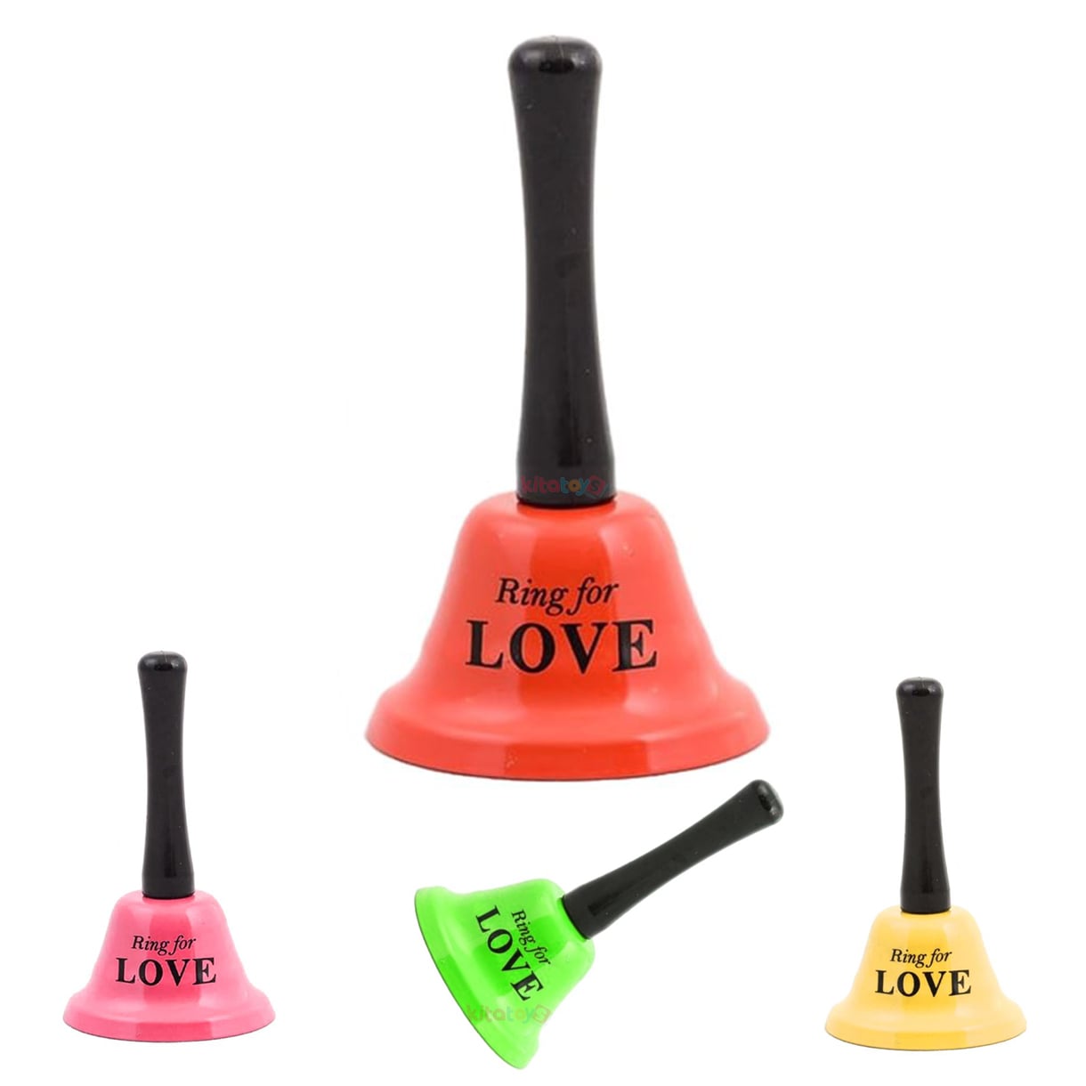 Metal El Zili Ring For A Love (Sınıf Okul Teneffüs Çanı) Orta Boy