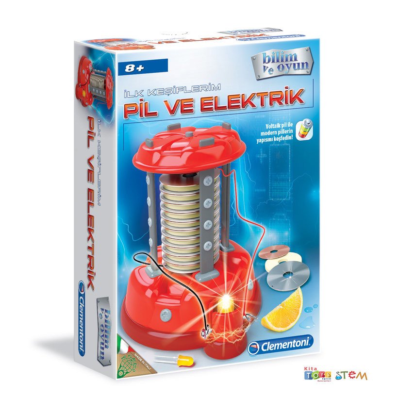 Pil ve Elektrik Keşif Deney STEM Seti 64563