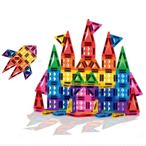Magnetic Tiles Bloklar 87 Parça 3.75cm Manyetik 3D (Mıknatıslı Legolar)