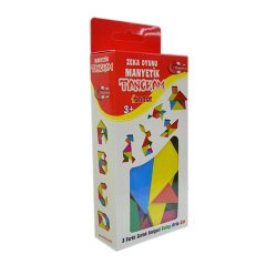 Manyetik Tangram (Anaokulu Zeka Oyunu Kartları)