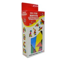 Manyetik Tangram (Anaokulu Zeka Oyunu Kartları)