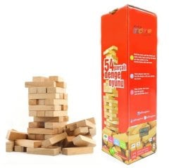Denge Oyunu Jenga 54 (Ahşap Blok)