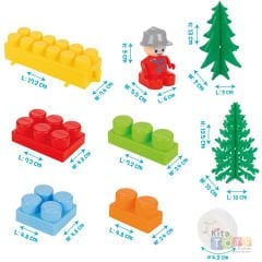 Aksesuarlı Master Bloklar 191 Parça (Lego Yapı Oyuncakları)