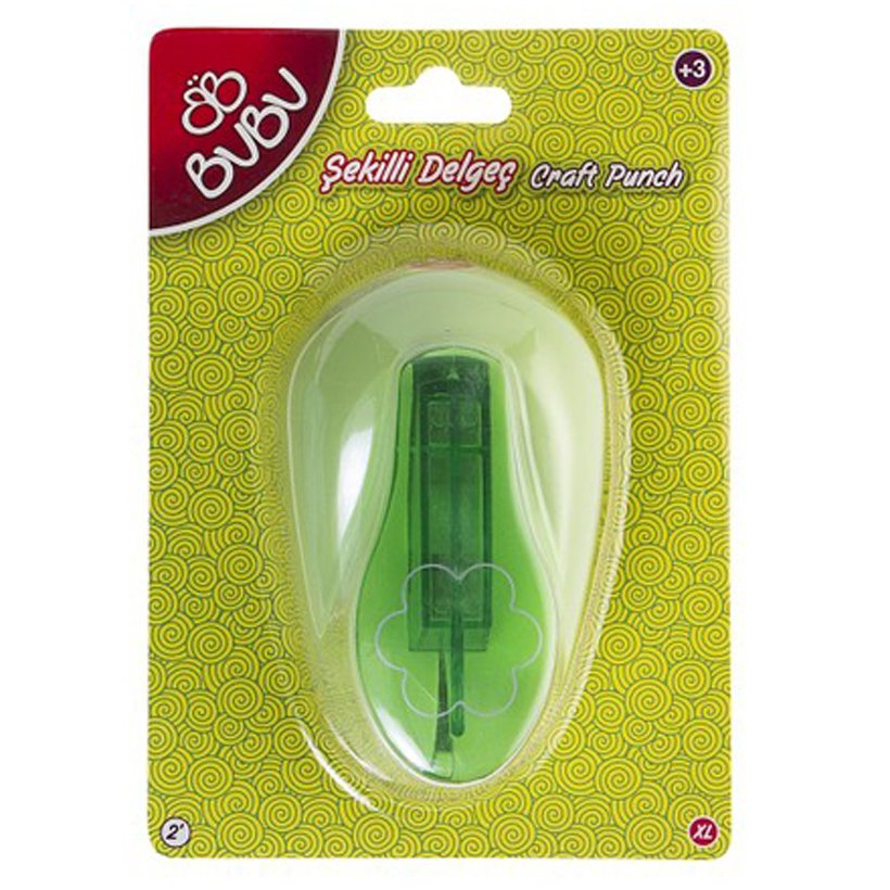 Şekilli Delgeç 5cm Büyük Boy (Çiçek Eva Kağıt Şekilgeç)