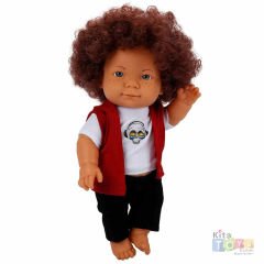 Kıvırcık Saçlı Bebek 35 Cm Curly Anaokulu Oyuncak