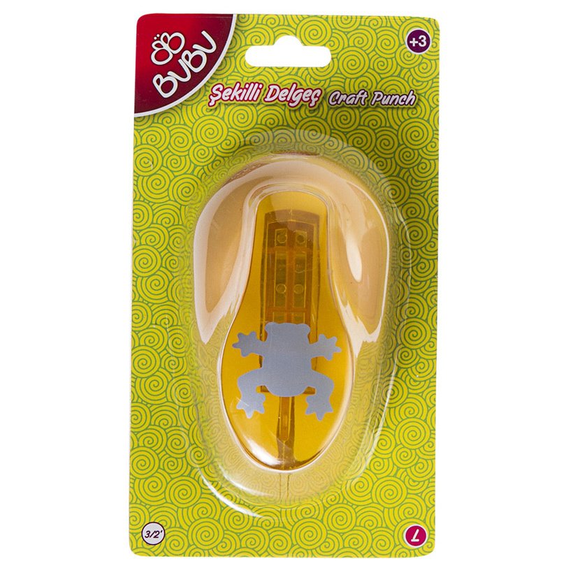 Şekilli Delgeç 4cm Büyük Boy (KURBAĞA Şekilgeç)