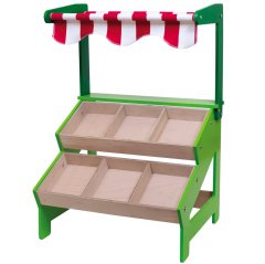 Yeşil Ahşap Manav Merkezi (Köşesi) Market