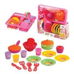Candy Bulaşık Set (21 Parça) Mutfak Seti