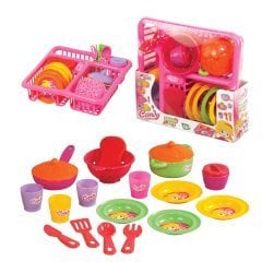 Candy Bulaşık Set (21 Parça) Mutfak Seti