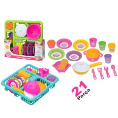 Candy Bulaşık Set (21 Parça) Mutfak Seti