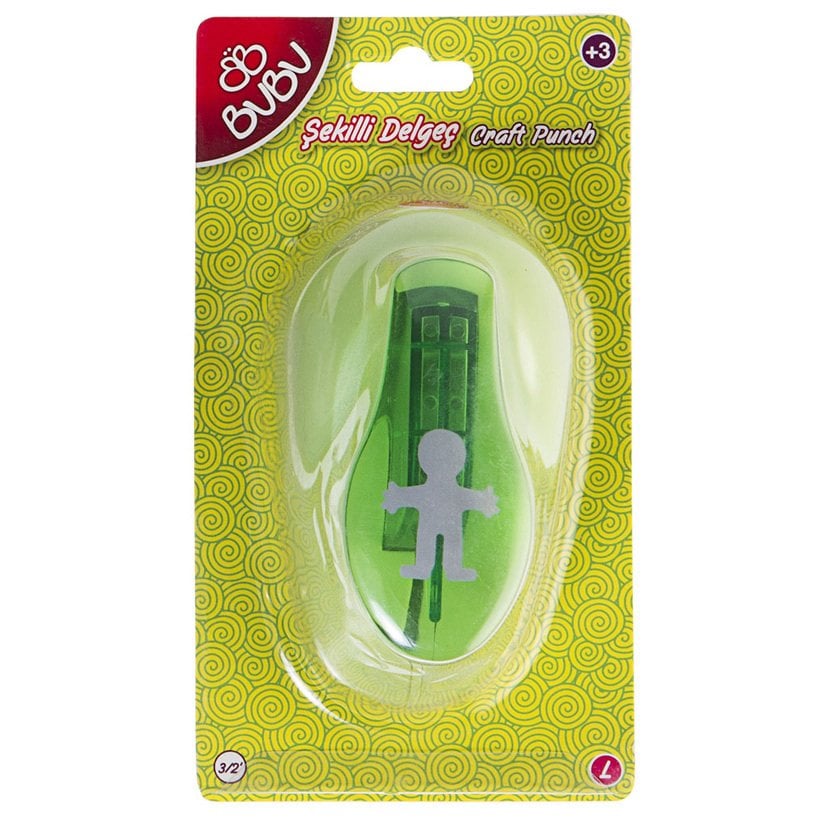 Şekilli Delgeç 4cm Büyük Boy (ÇOCUK Şekilgeç)