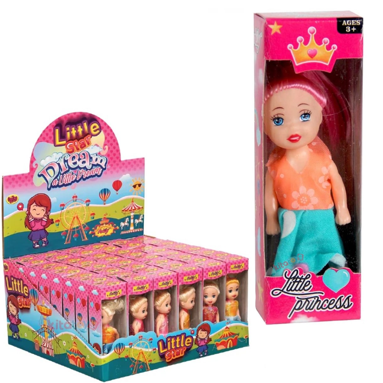 Parmak Bebek 10 cm (Minik Evcilik Oyuncakları) Küçük Oydaş