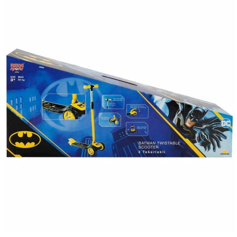 3 Tekerlekli Twistable Scooter Batman (Çocuk Skuter Tekerli) Rising Sports