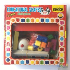 Eğitici Şekiller Yarış Oyunu (Line Up Single) Bak - Diz - Tasarla (Boncuk Dizme)