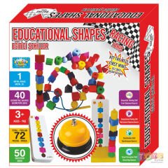 Eğitici Şekiller Yarış Oyunu (Line Up Single) Bak - Diz - Tasarla (Boncuk Dizme)