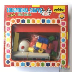 Eğitici Şekiller Yarış Oyunu (Line Up Single) Bak - Diz - Tasarla (Boncuk Dizme)