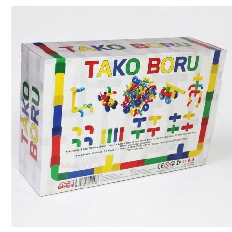 Tekerlekli Borular 72 Parça Lego (Yapı İnşa Oyuncakları) Boru Oyunu
