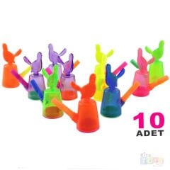 Sulu Düdük Kanarya 10 Lu (Oyuncak Bülbül Kuş Sesi Çıkaran)