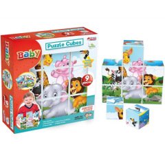 Resimli Küpler 9'Lu (Puzzle Oyuncak)