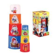 Mini Kule 8 Parça (Eğitici Kreş Oyuncağı)
