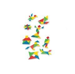 Eğitici Tangram Box 56 Parça