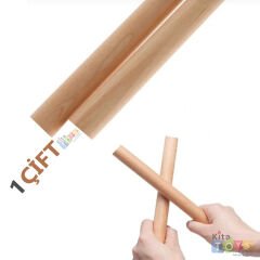 Ritim Çubuğu (Kalın) Ahşap Müzik (Orff) Aletleri
