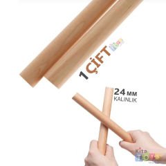 Ritim Çubuğu (Kalın) Ahşap Müzik (Orff) Aletleri