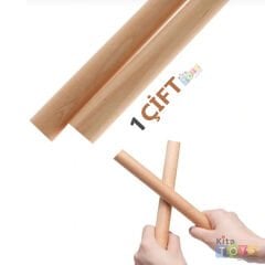 Ritim Çubuğu (Kalın) Ahşap Müzik (Orff) Aletleri