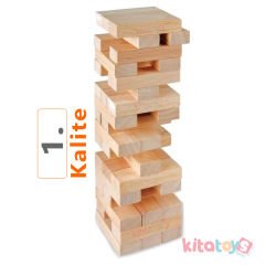 Jenga Denge Oyunu 54 (Ahşap Bloklar) 1. Sınıf