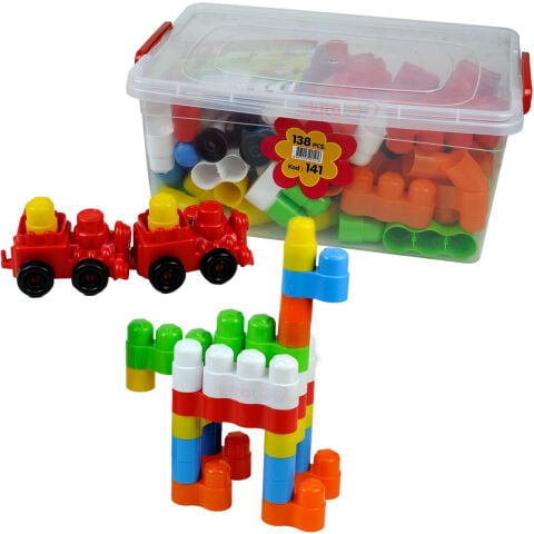 Roket Hobby Bloklar 138 Parça Saklama Kutulu (Rocket  Lego) 141