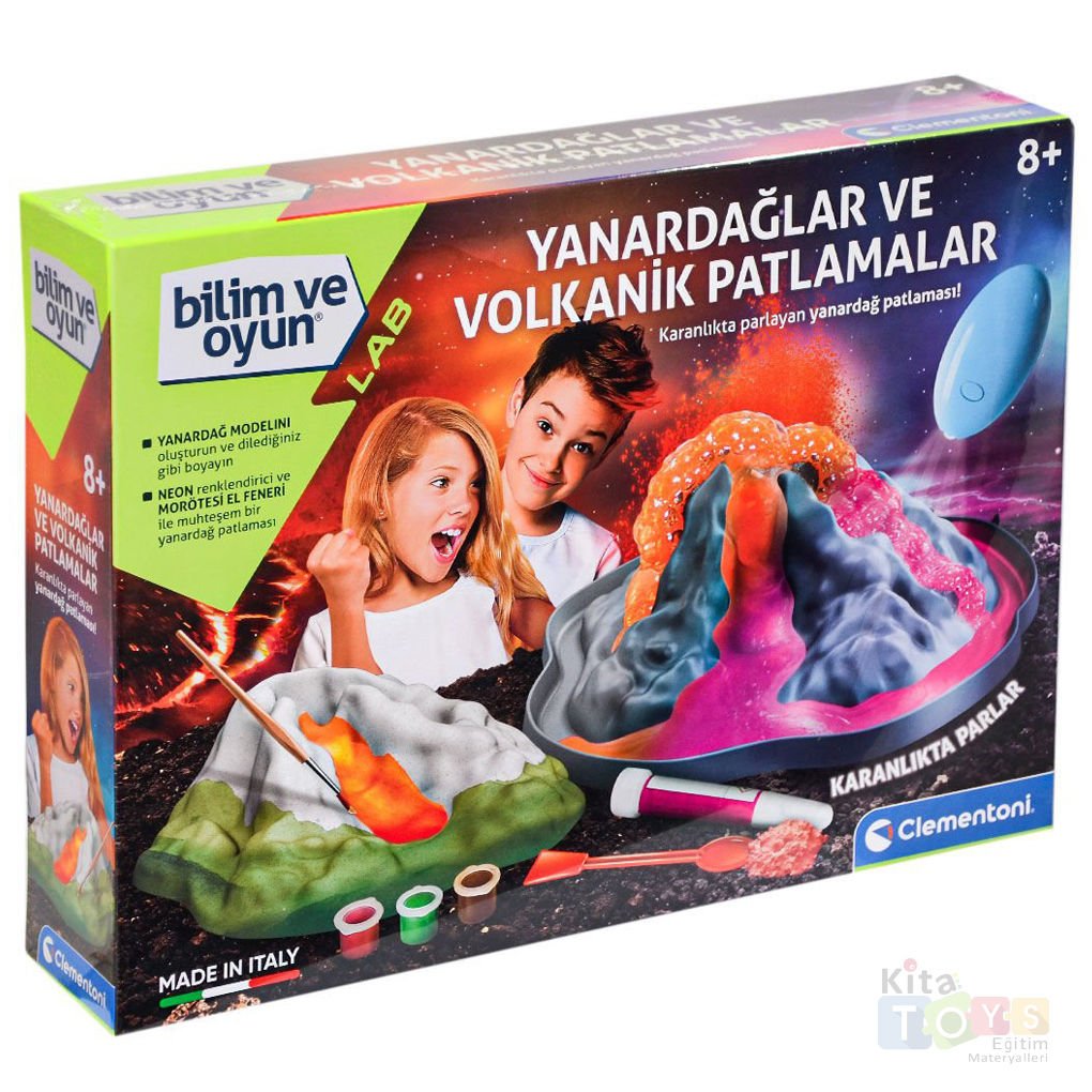 Yanardağlar ve Volkanik Patlamalar 64193 Deney Clementoni