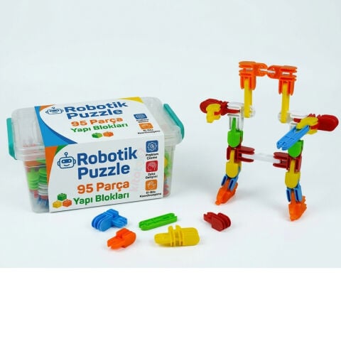 Robotic Puzzle 95 Parça (Robotik Lego) Birleştirme Oyuncak Seti (Large) 432