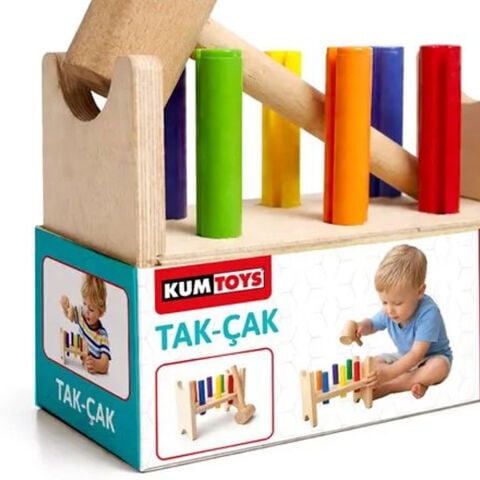 Ahşap Çak Çak (Anaokulu Oyuncak) TakÇak 5460