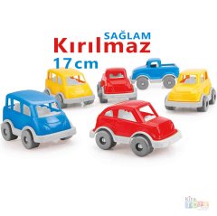 İlk Arabalarım (1 Adet) Kırılmaz Oyuncak 5136-Dolu