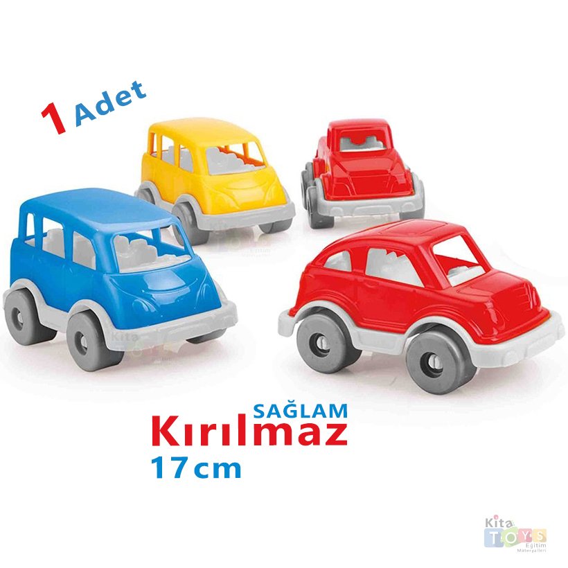 İlk Arabalarım (1 Adet) Kırılmaz Oyuncak 5136-Dolu