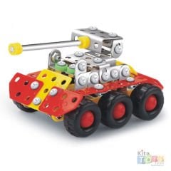 Metal Tank Dıy Model 140 Parça (STEM Oyuncak) Venices Construction