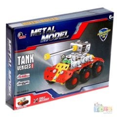 Metal Tank Dıy Model 140 Parça (STEM Oyuncak) Venices Construction