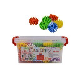 Çarklı Puzzle 48 Parça (Lego Eğitici Oyuncak) 413