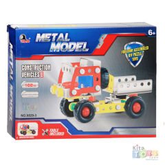 Kamyon Metal Dıy Model 102 Parça (STEM Damperli Oyuncak) Construction