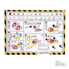 Kamyon Metal Dıy Model 102 Parça (STEM Damperli Oyuncak) Construction