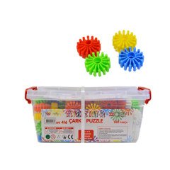 Çarklı Puzzle 100 | Anaokulları Eğitici Yapı Legoları Toptan Satış.