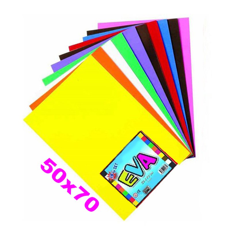 Eva 50x70 cm 10'Lu Renk (Kırtasiye Malzemesi)