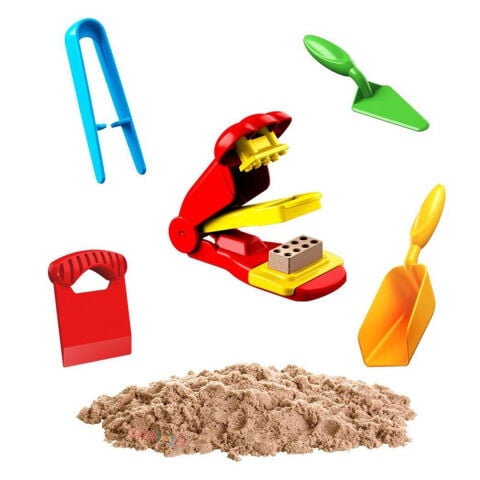 Kinetik Kum EV YAPIMI Seti-750 Gr Kinetic Oyun Kumu (Fentoys) 03675 Tuğla