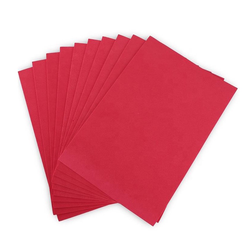 Eva TEK RENK 20x30 cm 10'Lu Klasik Kırmızı