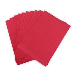 Eva TEK RENK 20x30 cm 10'Lu Klasik Kırmızı