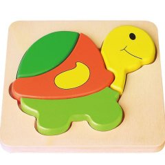 Kaplumbağa Ahşap Puzzle (Yapbozlar)