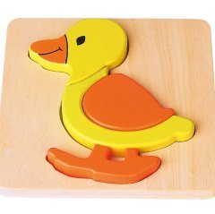 Ahşap Puzzle Ördek (Eğitici Oyuncaklar)