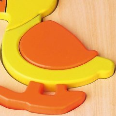 Ahşap Puzzle Ördek (Eğitici Oyuncaklar)