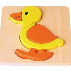 Ahşap Puzzle Ördek (Eğitici Oyuncaklar)