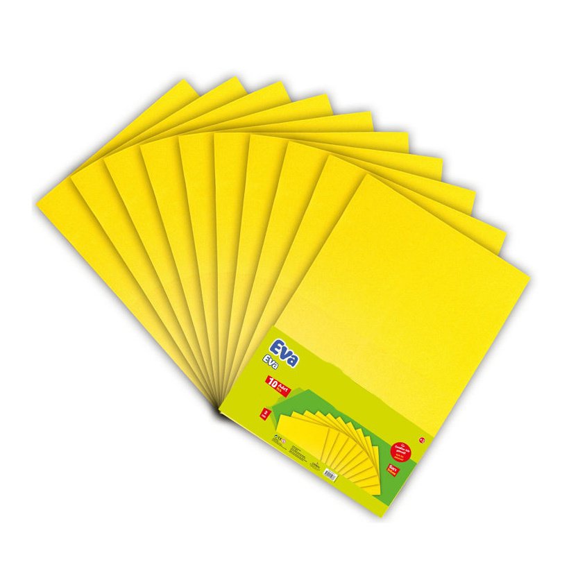 Eva TEK RENK 20x30 cm 10'Lu Klasik Sarı